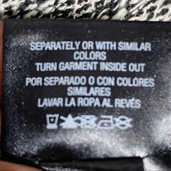 Attention Leopard Animal Print 3/4 Sleeve Open Front Cardigan Sweater Size XS - Picture 7 of 7